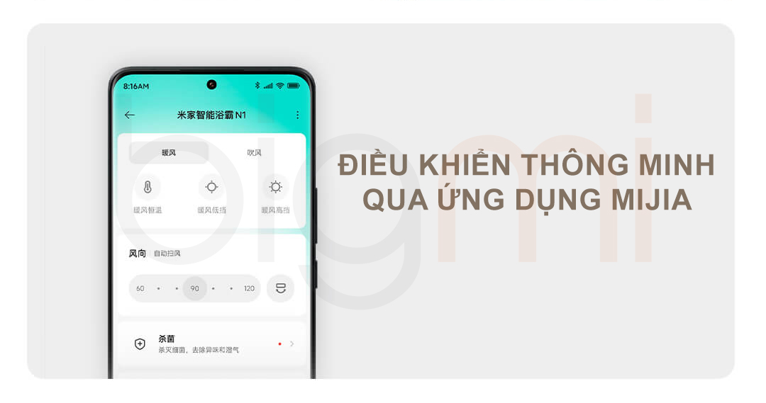 Den suoi nha tam am tran Xiaomi Mijia N1 MJZNYBN01ZM bigmivn 13