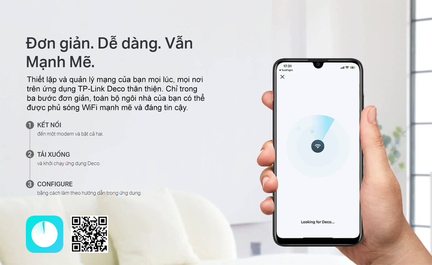 He thong Mesh Wifi 6 AX1500 TP Link Deco X10 BIGMIVN 9