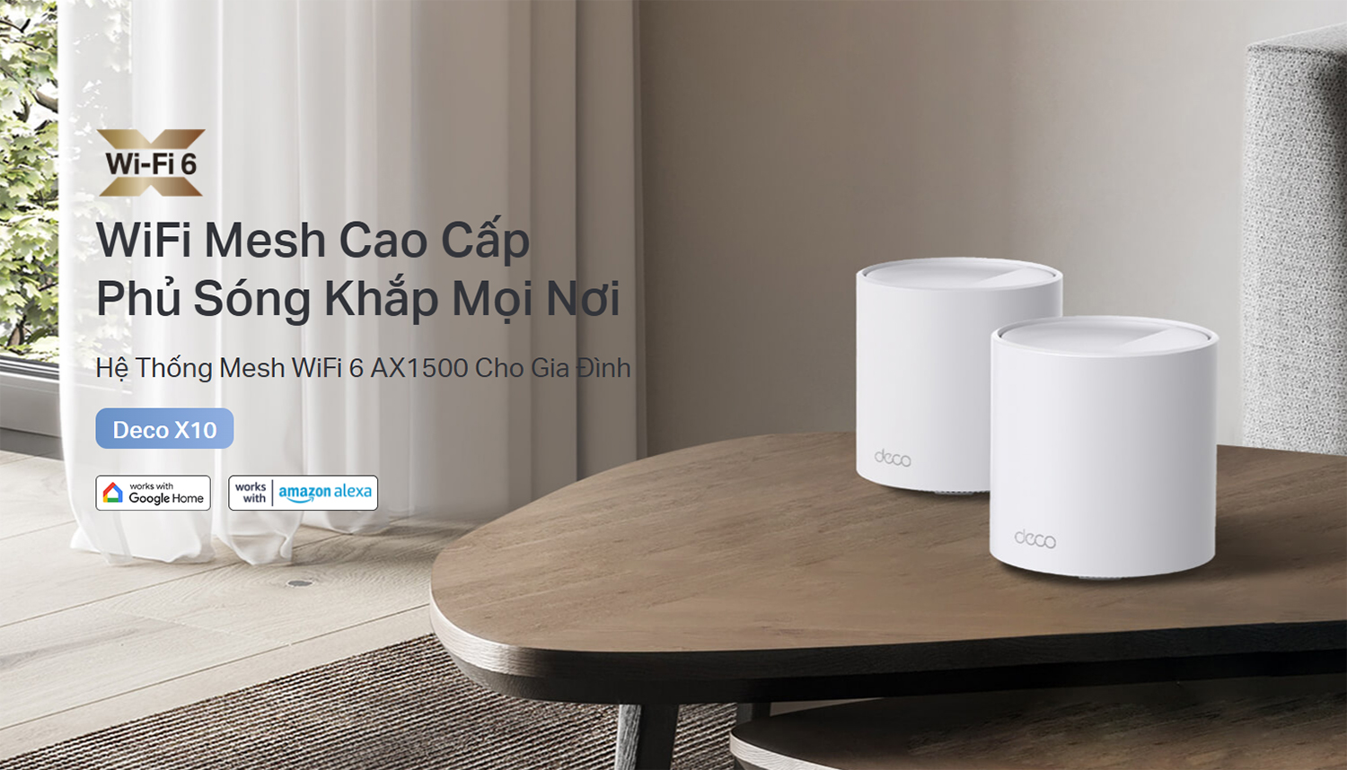 He thong Mesh Wifi 6 AX1500 TP Link Deco X10 BIGMIVN