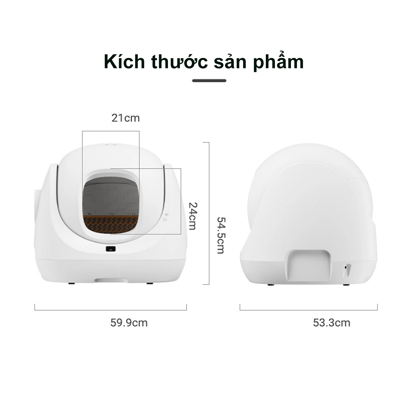 Hộp vệ sinh cho mèo CATLINK Scooper SE bigmivn