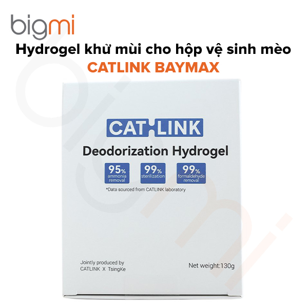 Hydrogel khử mùi CATLINK BAYMAX cho hộp vệ sinh mèo