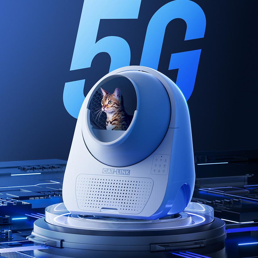 Máy dọn phân mèo CATLINK Pro Ultra tích hợp kết nối 5G