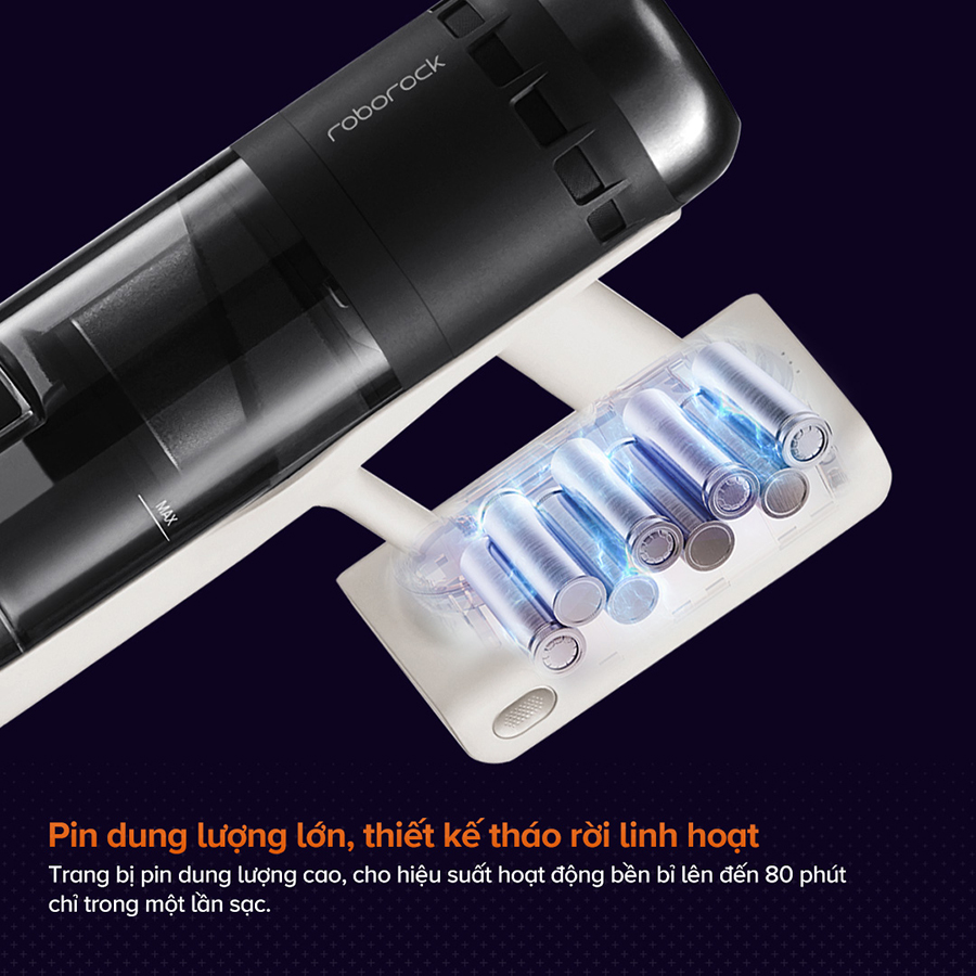 May hut bui cam tay Roborock H60 Hub Pro chinh hang tai bigmivn 2