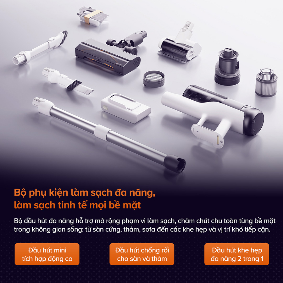 May hut bui cam tay Roborock H60 Hub Pro chinh hang tai bigmivn 3