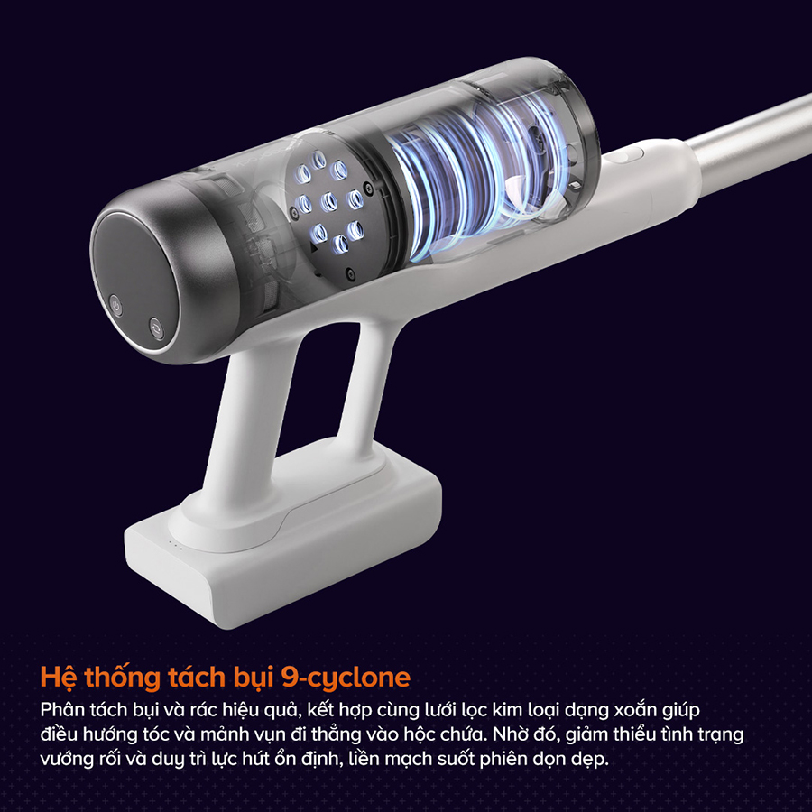 May hut bui cam tay Roborock H60 Hub Pro chinh hang tai bigmivn 5