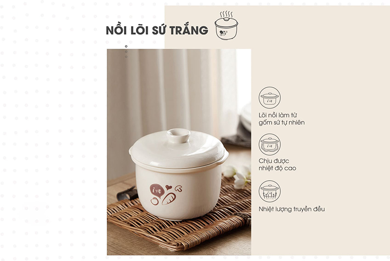 Noi nau cham Bear SUBE001 0.8L chinh hang tai bigmivn 12