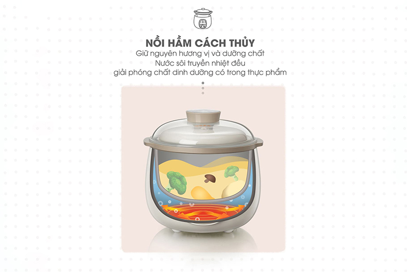 Noi nau cham Bear SUBE001 0.8L chinh hang tai bigmivn 2