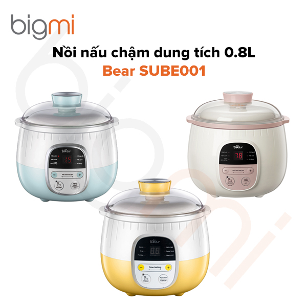 Nồi nấu chậm Bear SUBE001 0.8L