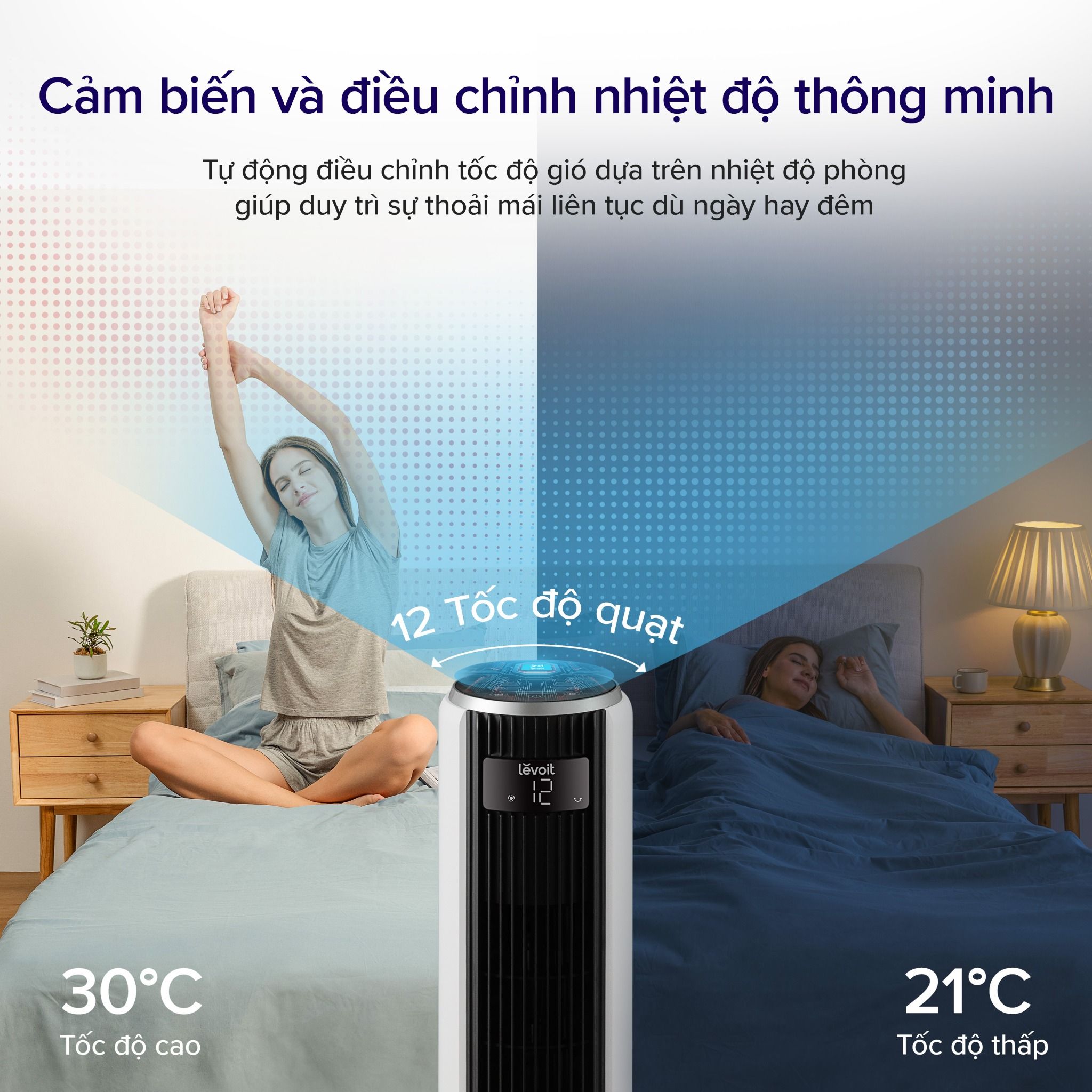 Quat thap dieu hoa Levoit Classic 36 Inch chinh hang tai bigmi 3