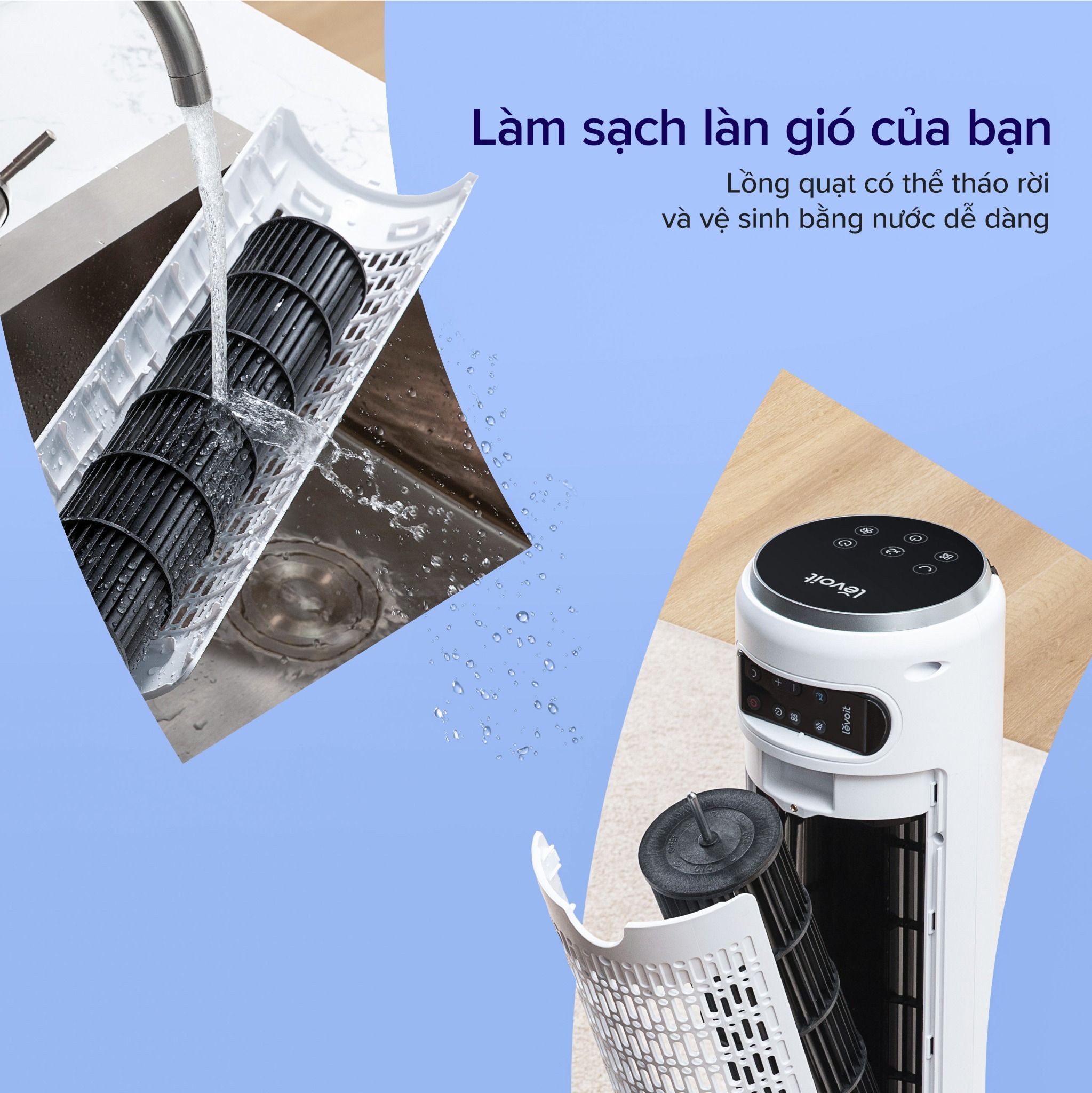 Quat thap dieu hoa Levoit Classic 36 Inch chinh hang tai bigmi 6