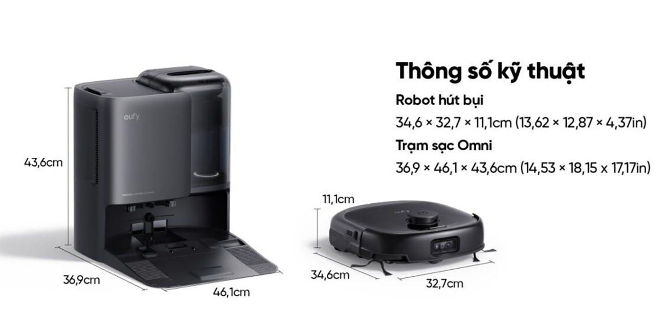 Robot hut bui lau nha EUFY E25 Vacuum Omni bigmivn 20
