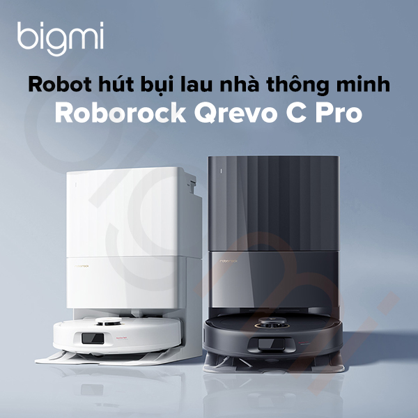 Robot hút bụi lau nhà Roborock Qrevo C Pro bigmivn chính hãng