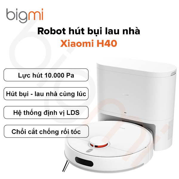 Robot hút bụi lau nhà Xiaomi H40 bigmivn