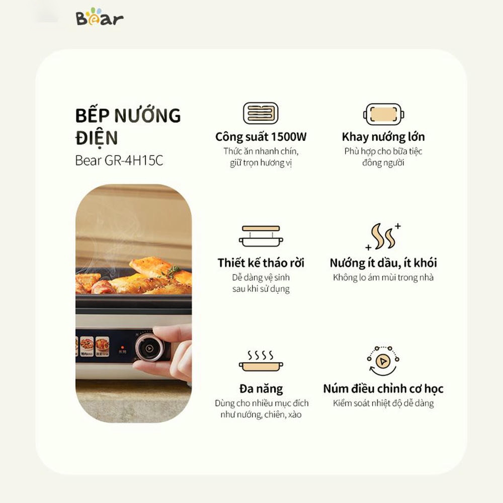 Bep nuong dien Bear GR 4H15C chinh hang tai Bigmi 3