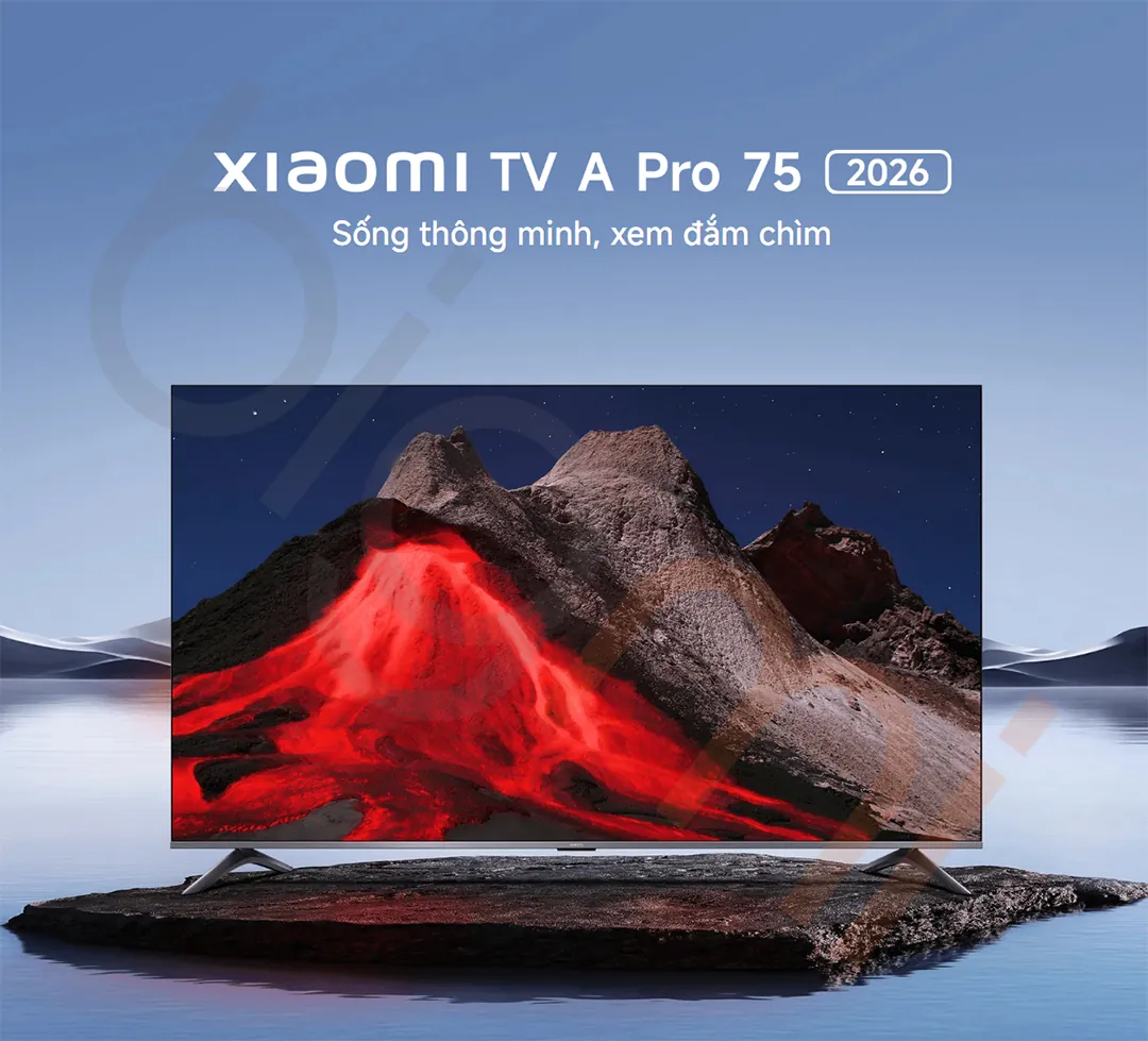 Khám phá Google Tivi Xiaomi A Pro 2026 75 inch QLED – Siêu phẩm Smart TV màn hình lớn, công nghệ QLED đỉnh cao, điều khiển Google mượt mà. Xem ngay tại Bigmi.vn!