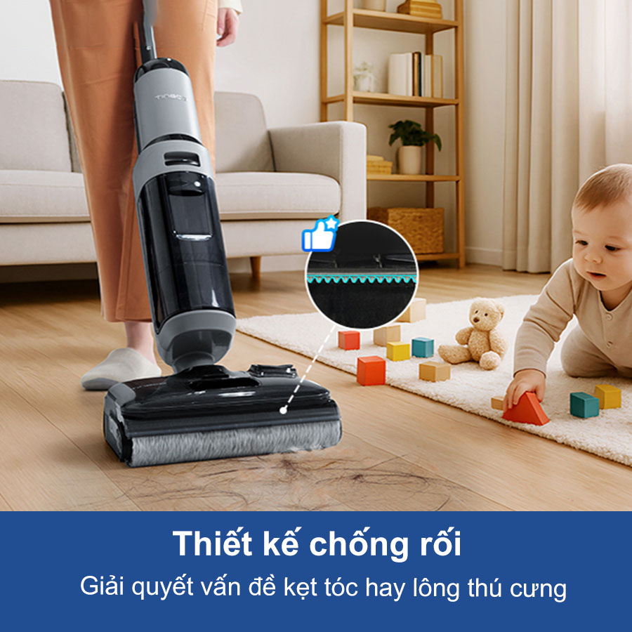 May hut bui lau san Tineco Floor One i5 Stretch Plus bigmivn 4