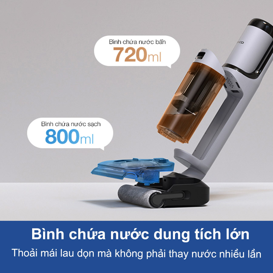 May hut bui lau san Tineco Floor One i5 Stretch Plus bigmivn 9