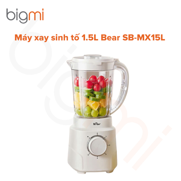 Máy xay sinh tố 1.5L Bear SB-MX15L