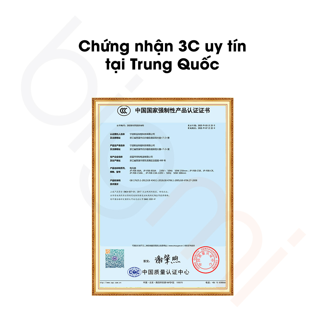 Quat cay 15 canh kep Jipin JP F08 BS bigmivn 9