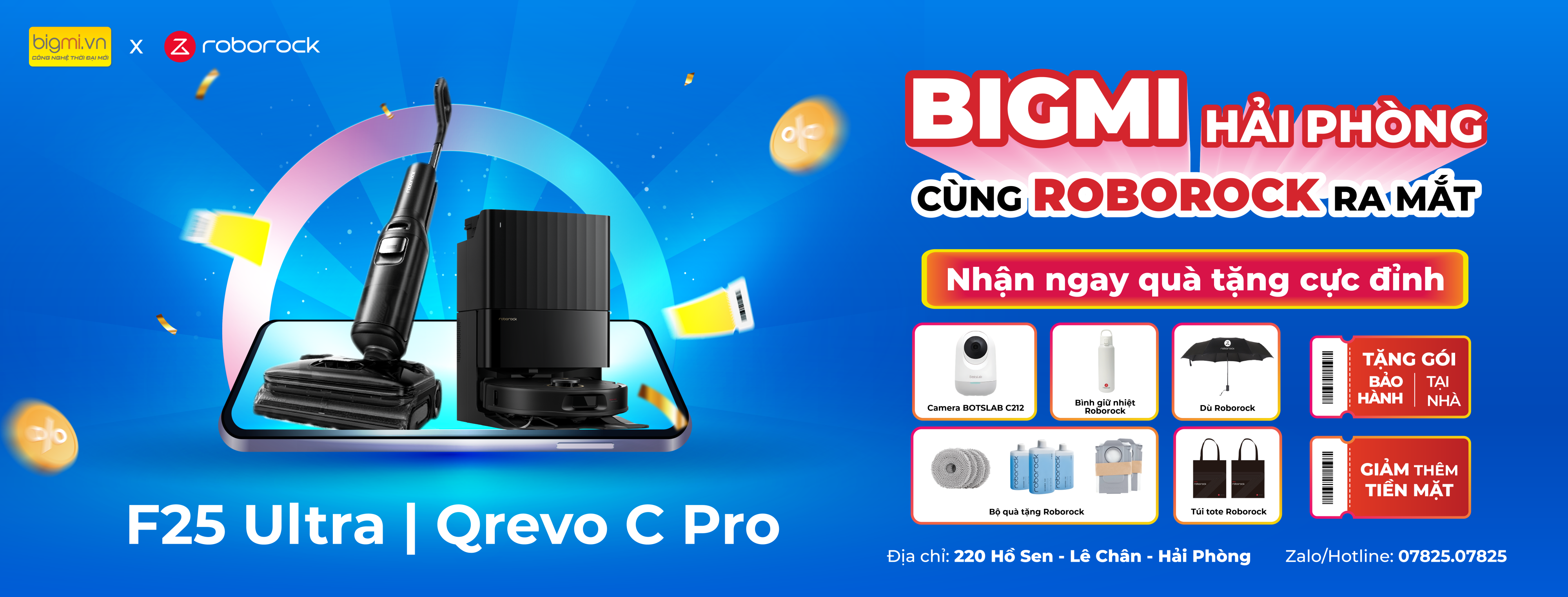 Roborock F25 Ultra va Qrevo C Pro banner Bigmi HP scaled