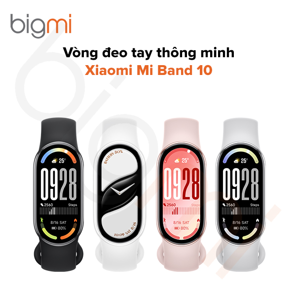 Vòng đeo tay thông minh Xiaomi Mi Band 10