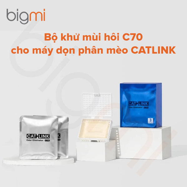 Bộ khử mùi hôi C70 cho máy dọn phân mèo CATLINK - Hàng chính hãng