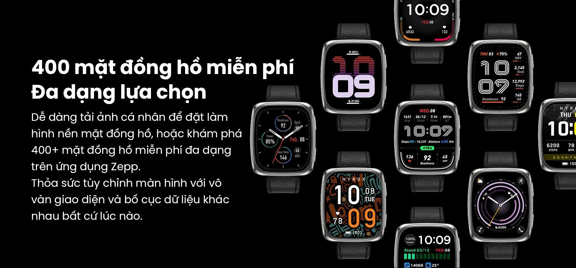 Dong ho thong minh Amazfit Active 2 Square Premium chinh hang tai bigmivn 12