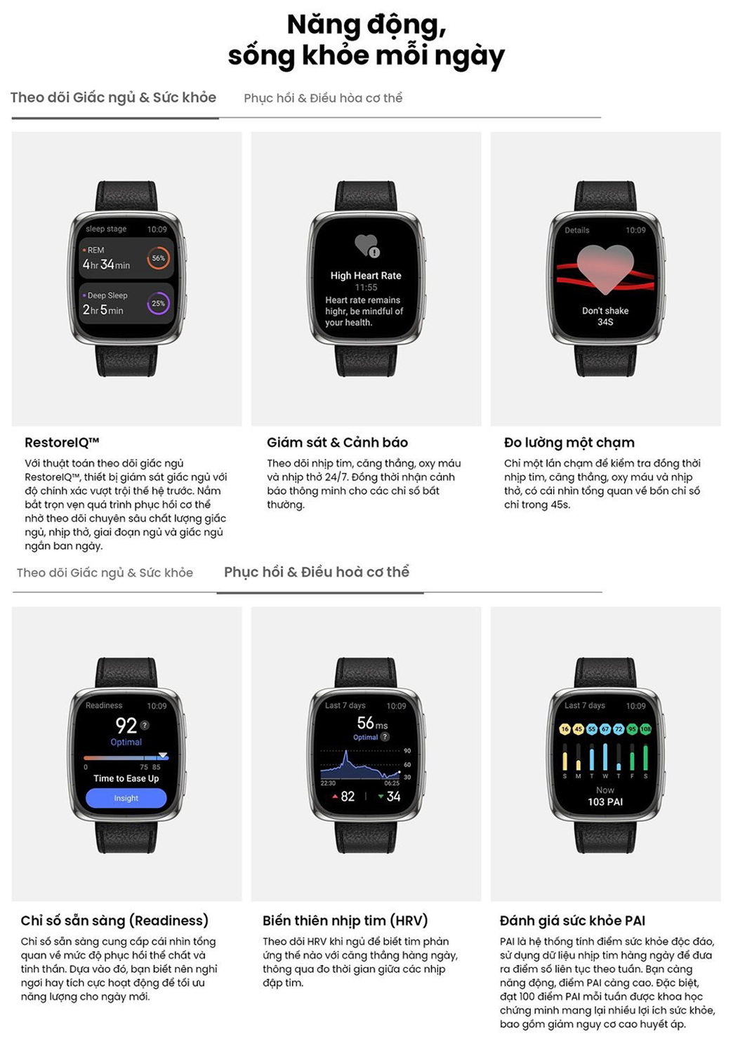 Dong ho thong minh Amazfit Active 2 Square Premium chinh hang tai bigmivn 8