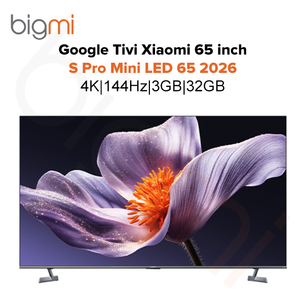 Google Tivi Xiaomi S Pro Mini LED 65 inch 2026