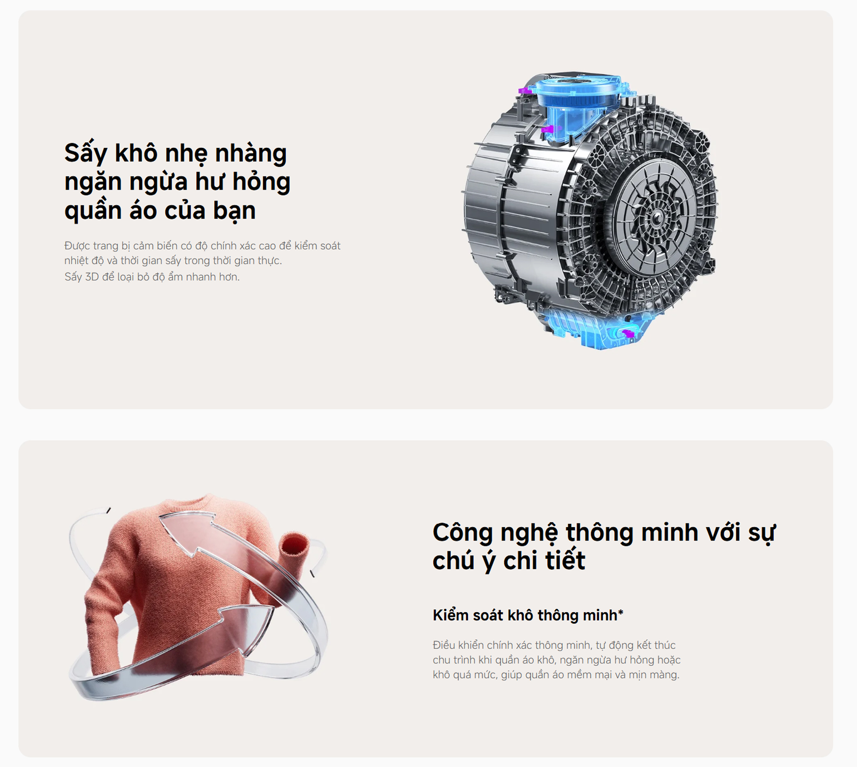 May giat say Xiaomi Mijia cua truoc WD105MJA10MY giat 10.5kg say 7kg 5
