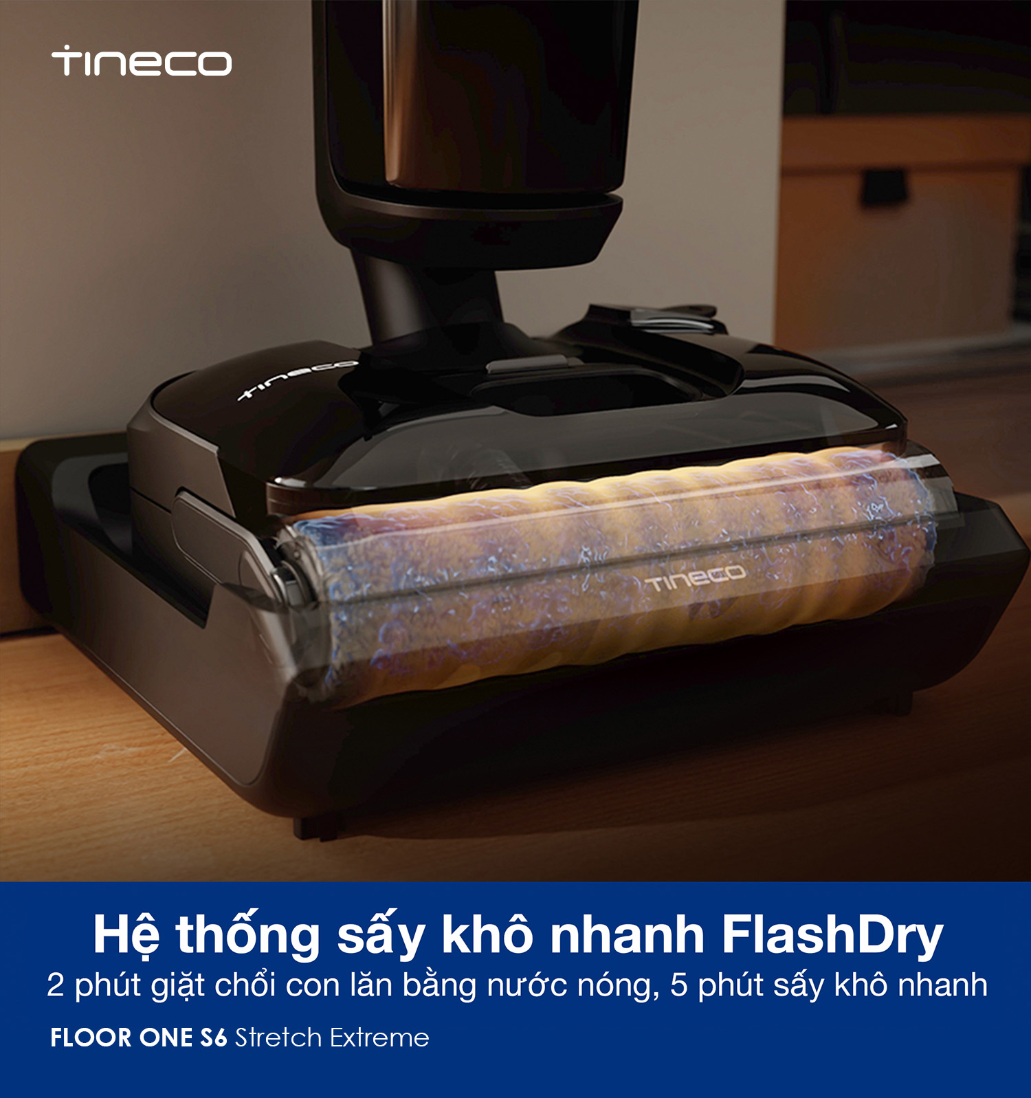 May hut bui lau nha Tineco Floor One S6 Stretch Extreme bigmivn 4