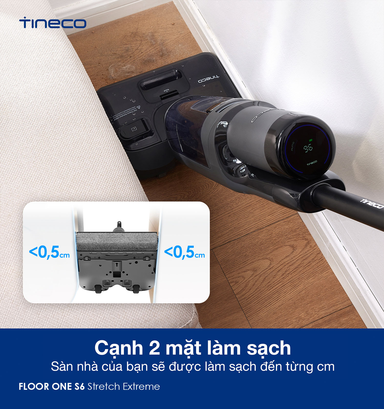 May hut bui lau nha Tineco Floor One S6 Stretch Extreme bigmivn 8