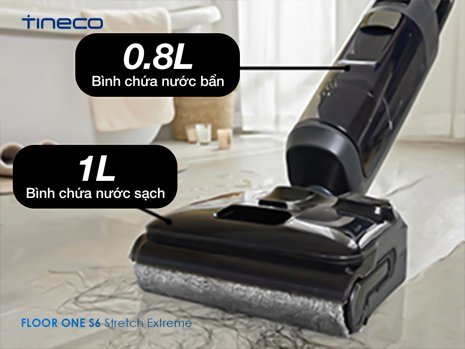 May hut bui lau nha Tineco Floor One S6 Stretch Extreme bigmivn 9