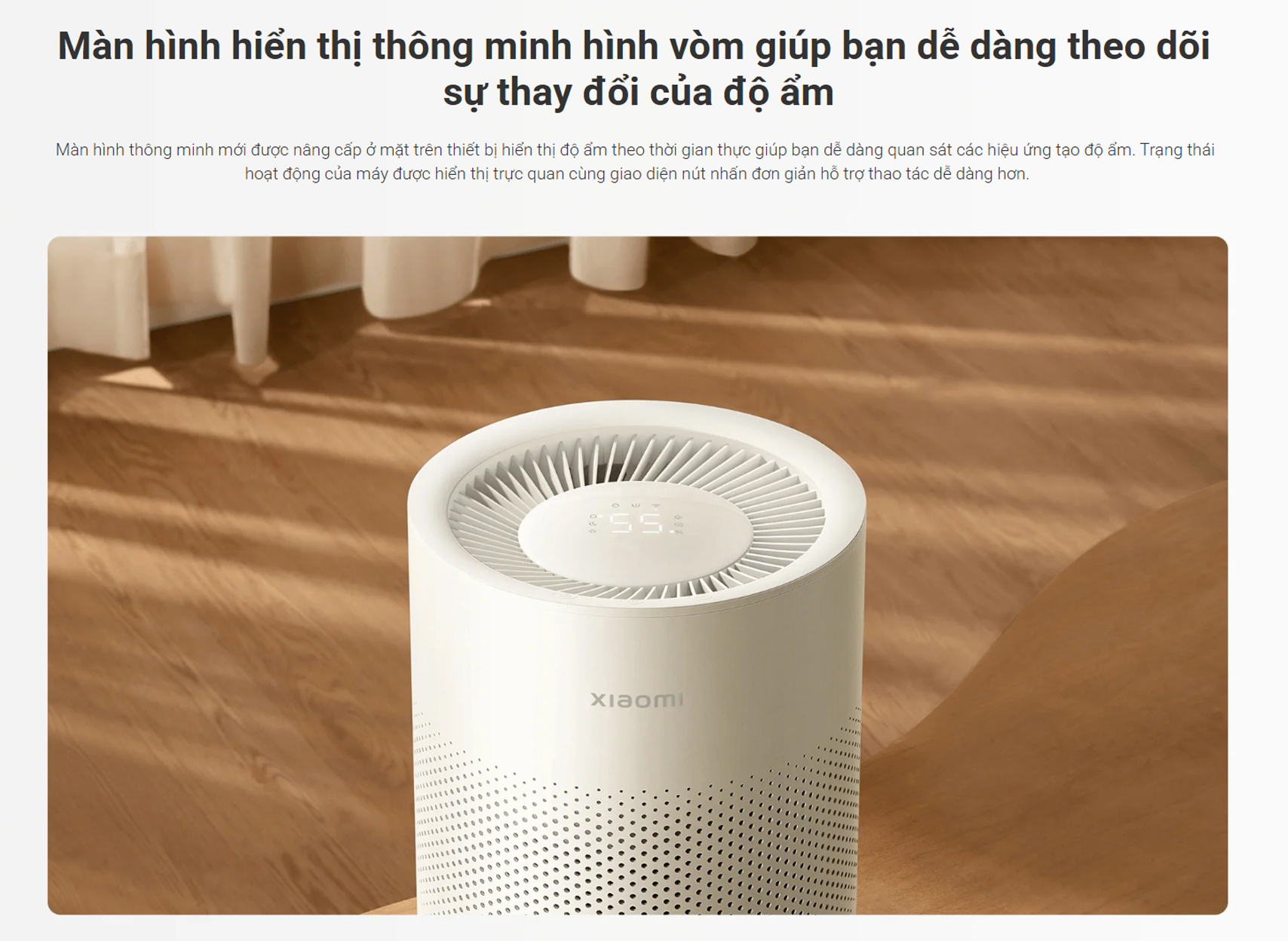 May tao am khong suong Xiaomi Smart Evaporative Humidifier BHR8532EU bigmivn 4