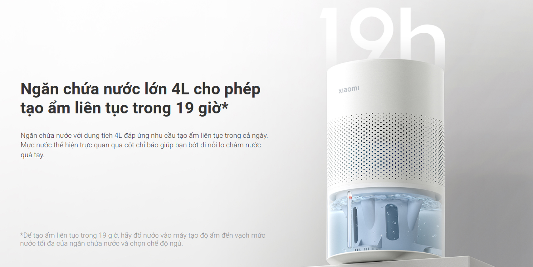 May tao am khong suong Xiaomi Smart Evaporative Humidifier BHR8532EU bigmivn 5