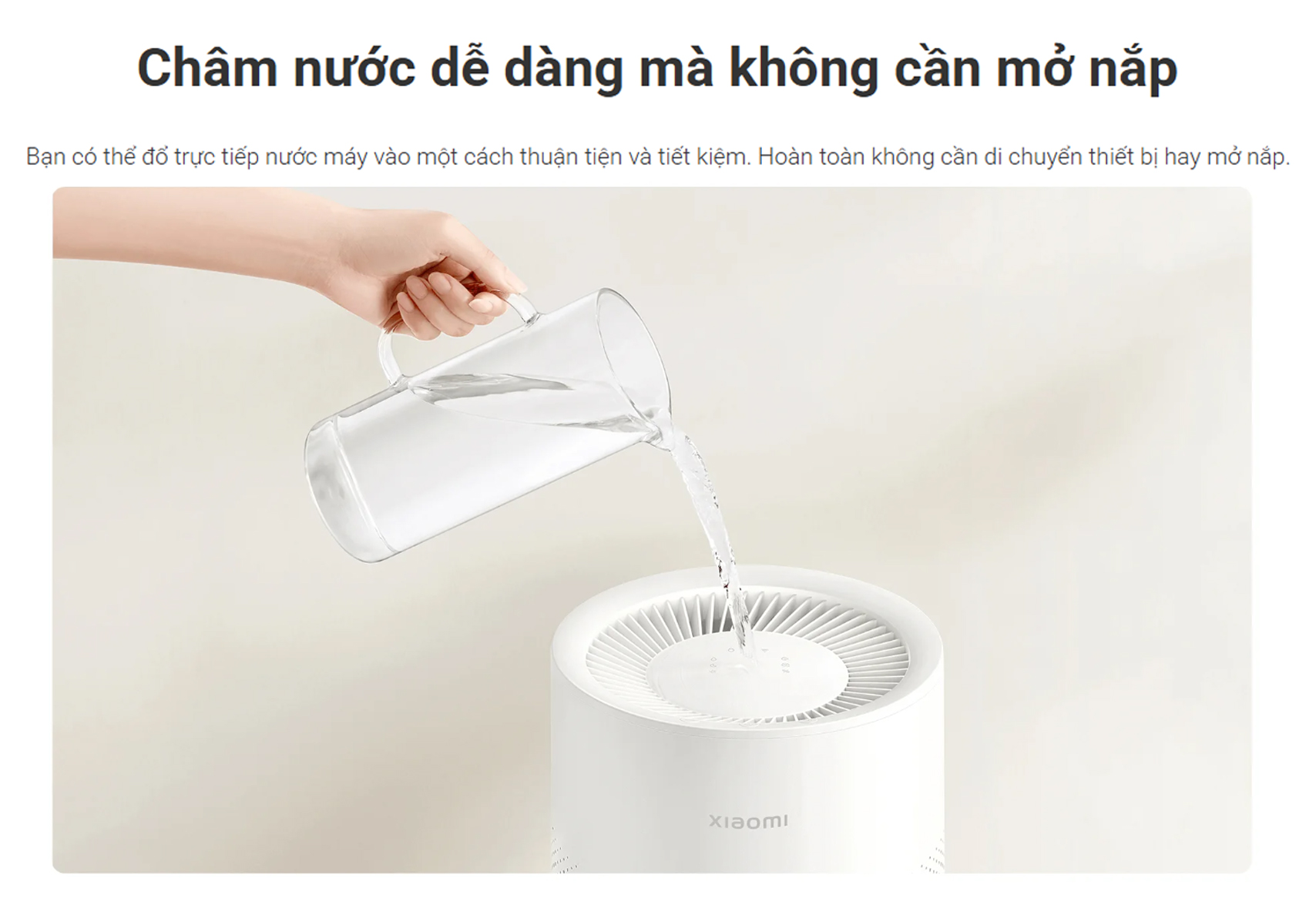 May tao am khong suong Xiaomi Smart Evaporative Humidifier BHR8532EU bigmivn 6