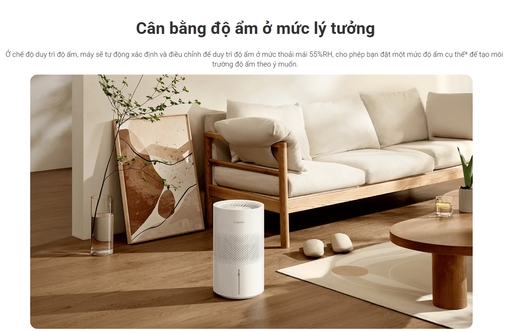 May tao am khong suong Xiaomi Smart Evaporative Humidifier BHR8532EU bigmivn 8