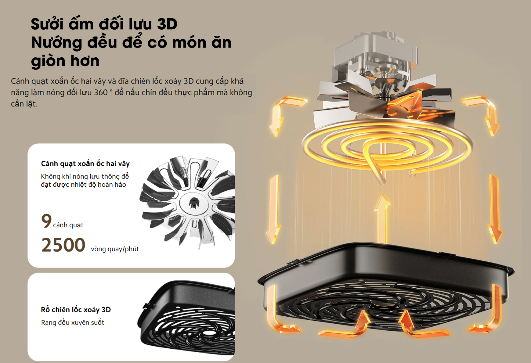 Noi chien khong dau Xiaomi Air Fryer Essential 6L BHR8588EU chinh hang tai bigmivn 3