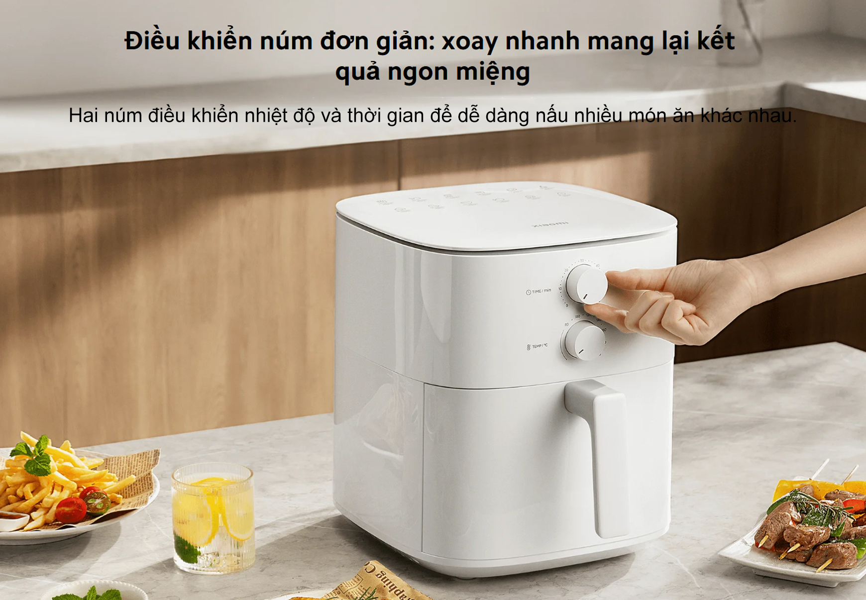 Noi chien khong dau Xiaomi Air Fryer Essential 6L BHR8588EU chinh hang tai bigmivn 4