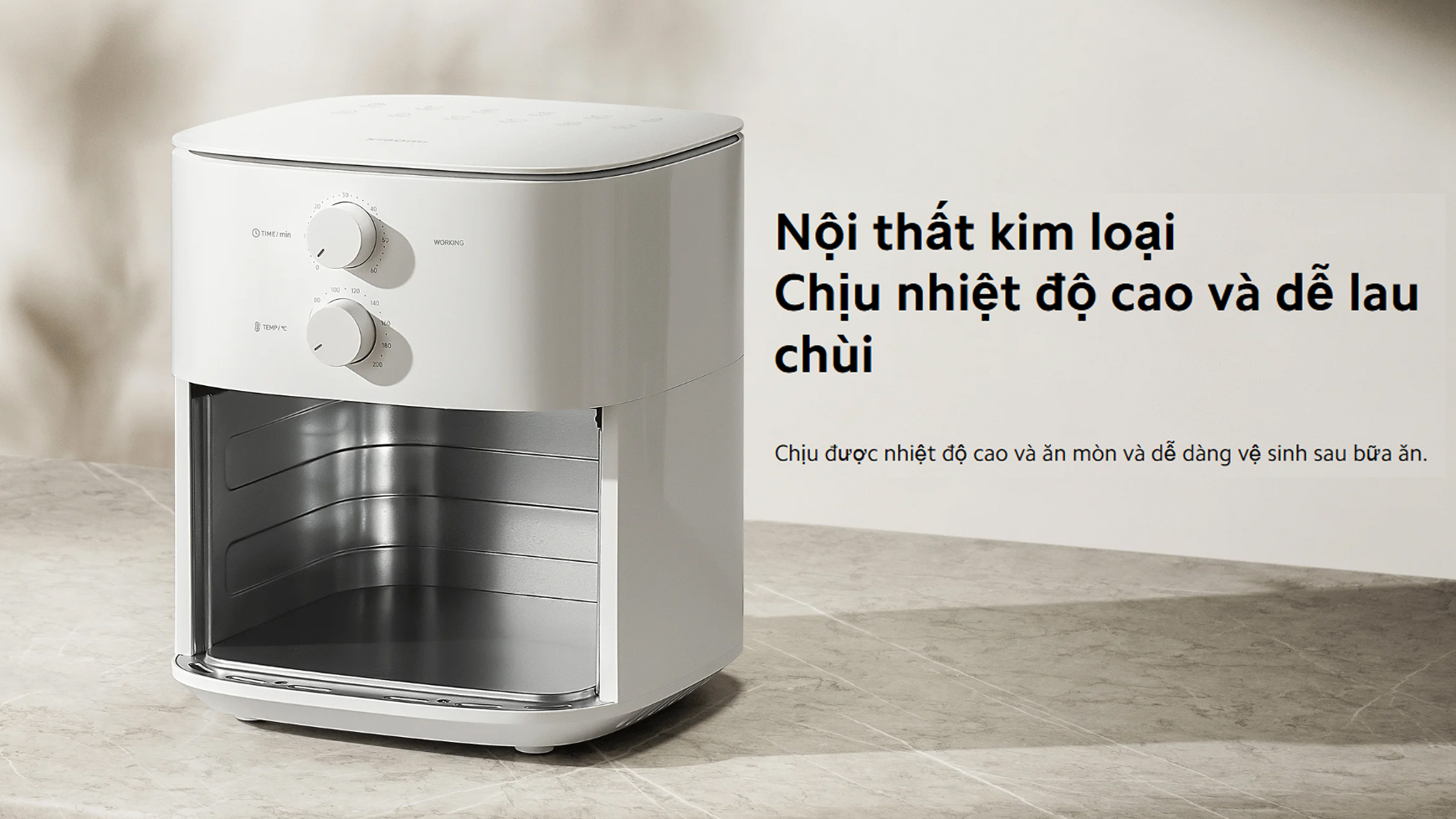 Noi chien khong dau Xiaomi Air Fryer Essential 6L BHR8588EU chinh hang tai bigmivn 8