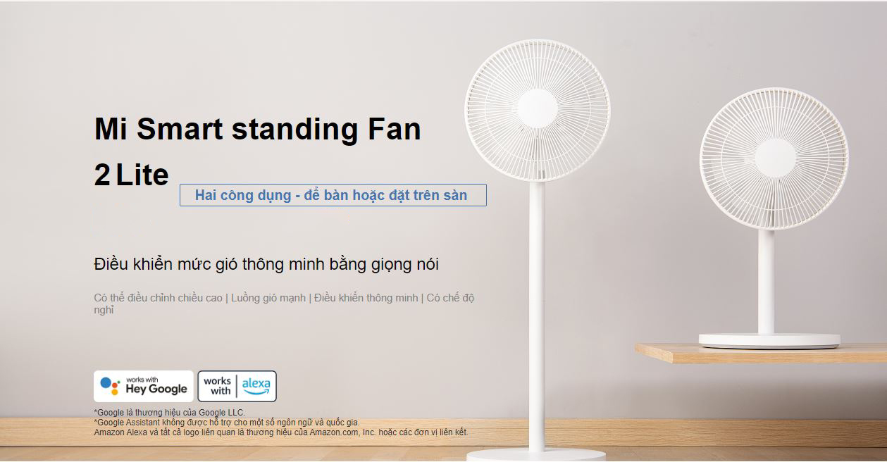 Quạt thông minh Xiaomi Mi Smart Standing Fan 2 Lite bigmivn (8)