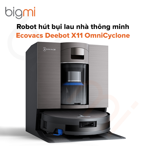 Robot hút bụi lau nhà Ecovacs Deebot X11 OmniCyclone