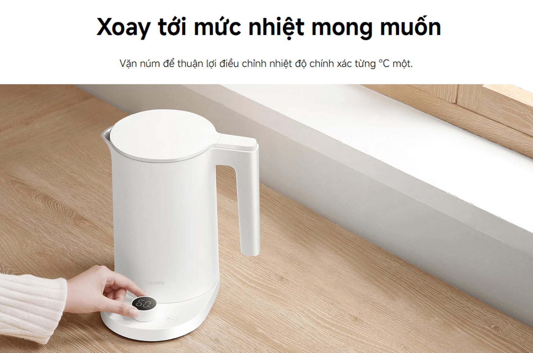 Am dun nuoc thong minh Xiaomi Smart Kettle 2 Pro bigmivn 2