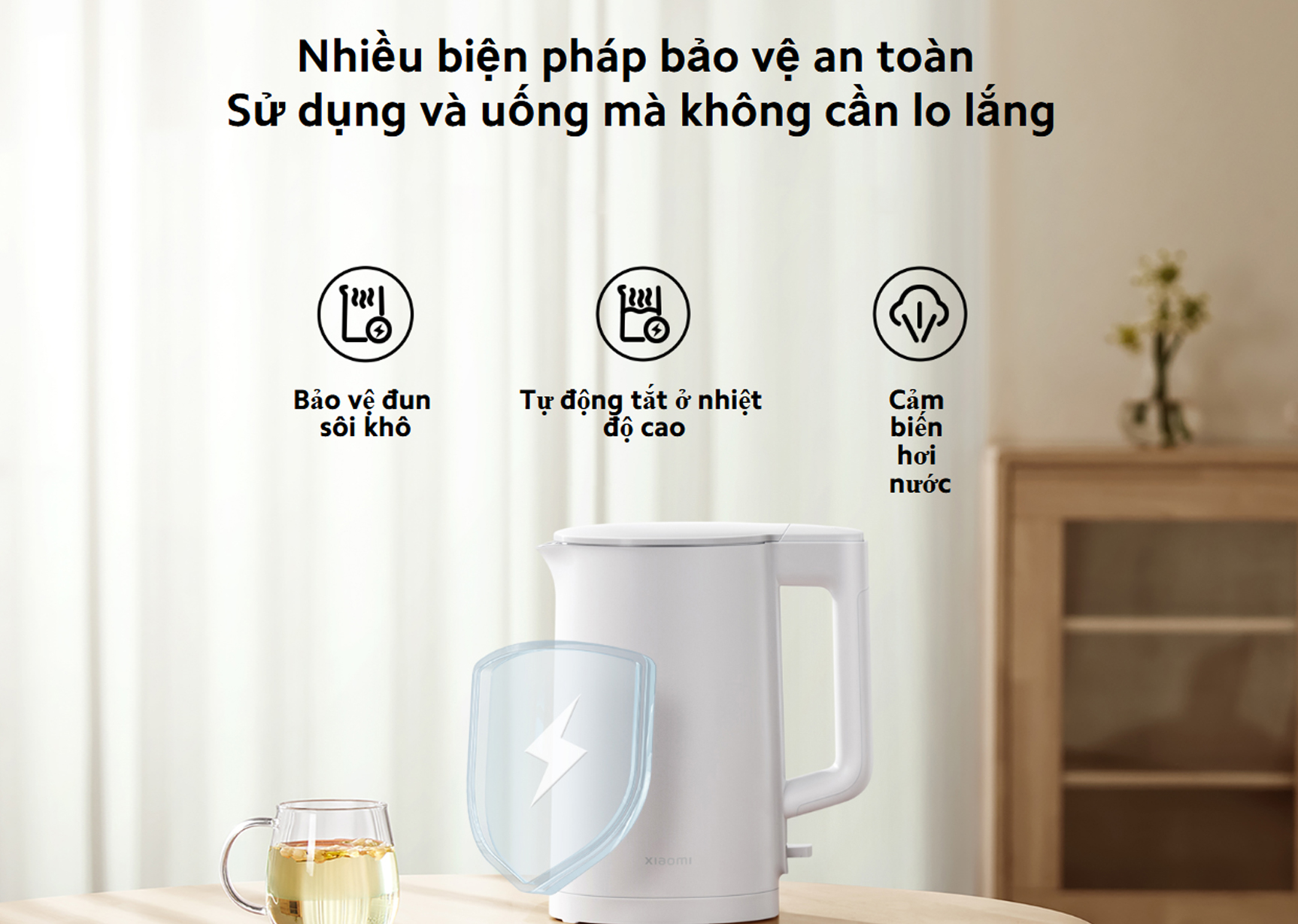 Am sieu toc Xiaomi Electric Kettle 2 Lite 1.5L BHR9036EU 1500W bigmivn 6