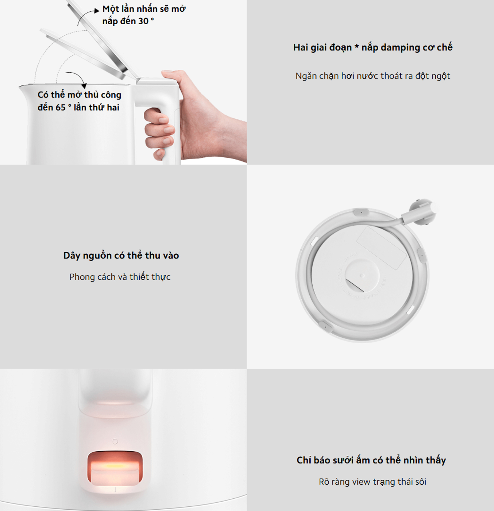 Am sieu toc Xiaomi Electric Kettle 2 Lite 1.5L BHR9036EU 1500W bigmivn 9