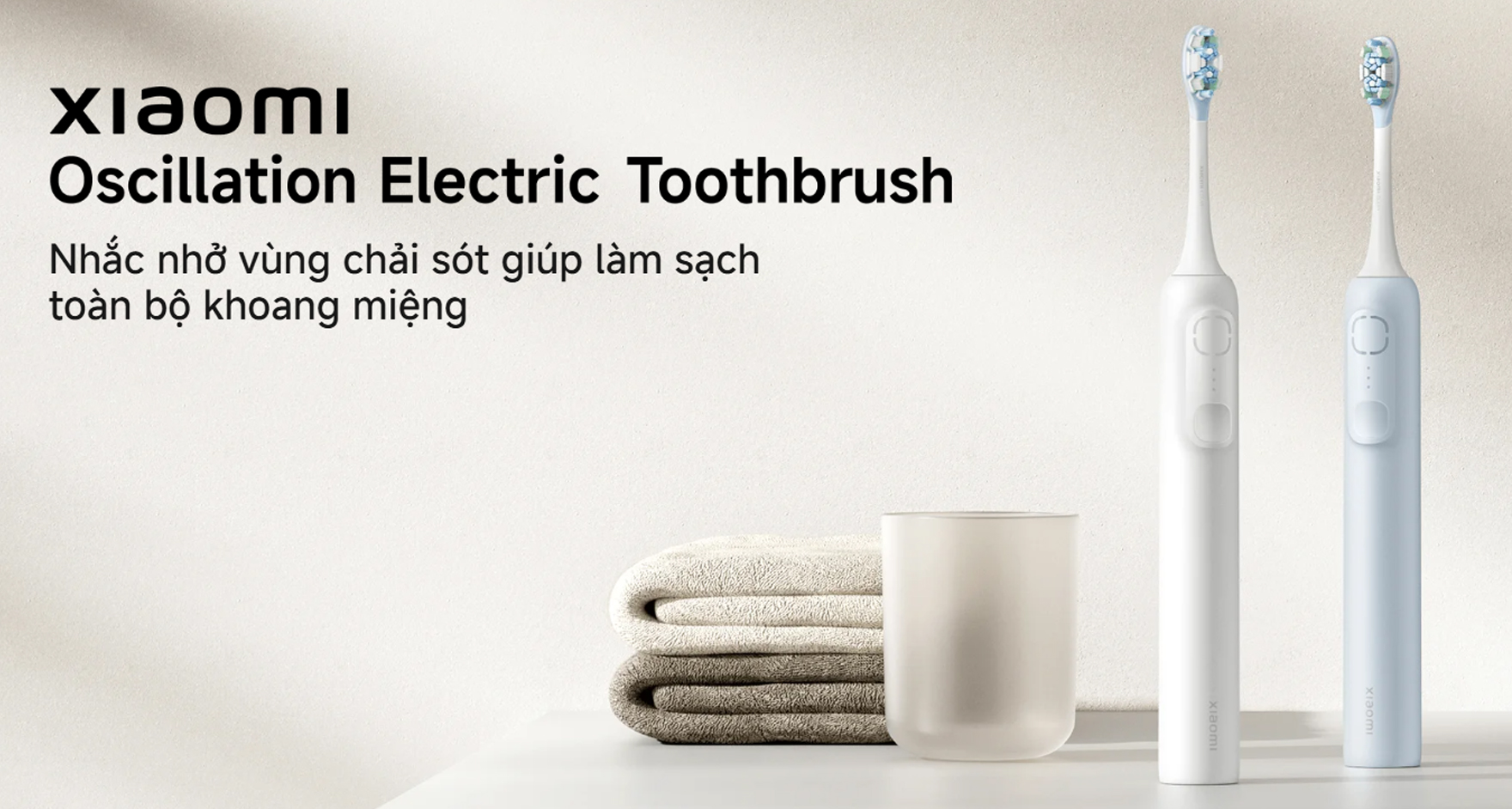 Bàn chải điện Xiaomi Oscillation Electric Toothbrush BHR9814GL - Chính hãng 2 Ban chai dien Xiaomi Oscillation Electric Toothbrush bigmivn 1