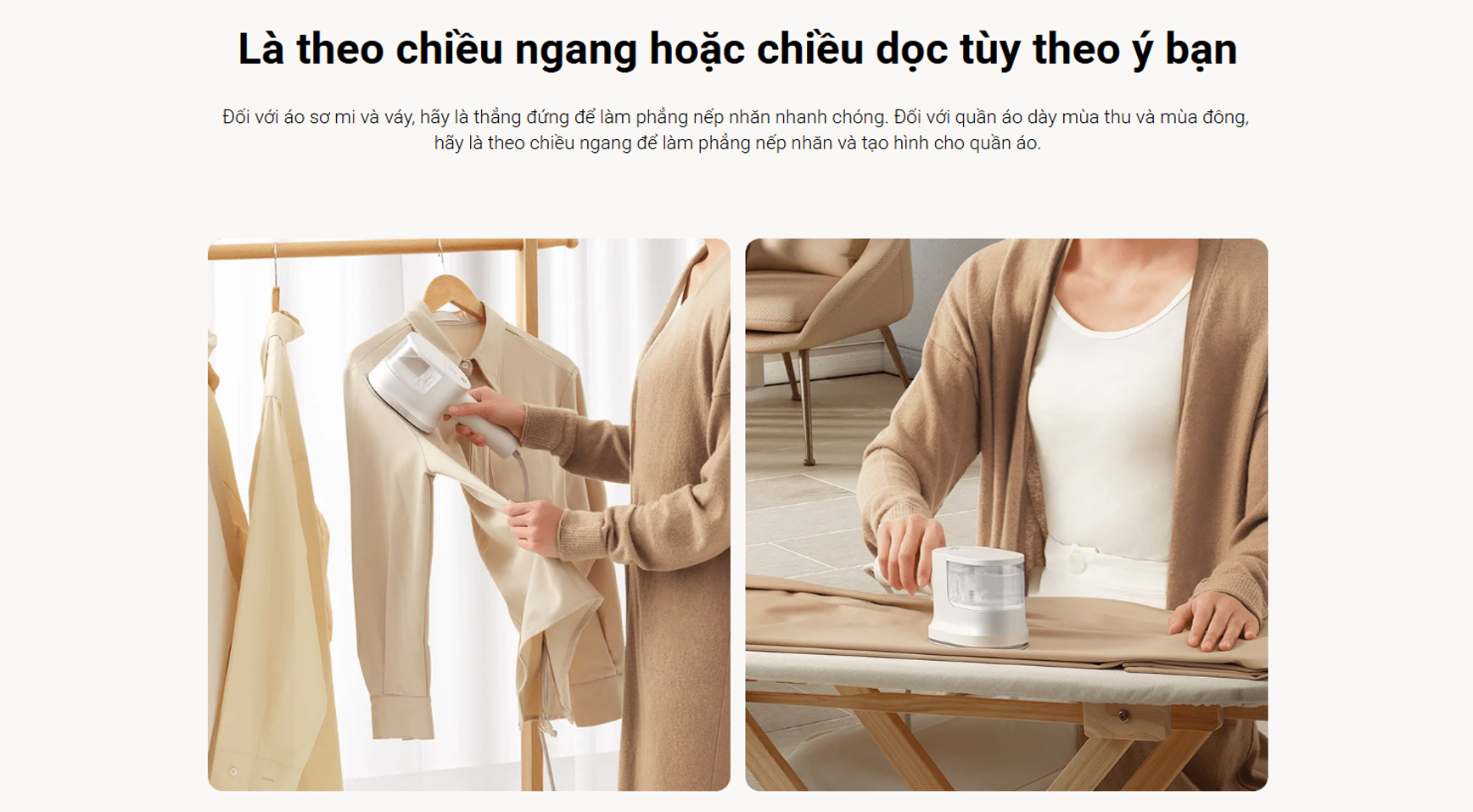 Bàn ủi hơi nước Xiaomi Handheld Steam Iron BHR9034EU - 1200W, 3 chế độ ủi, tăng áp 30kPa 8 Ban ui hoi nuoc Xiaomi Handheld Steam Iron BHR9034EU bigmivn 6