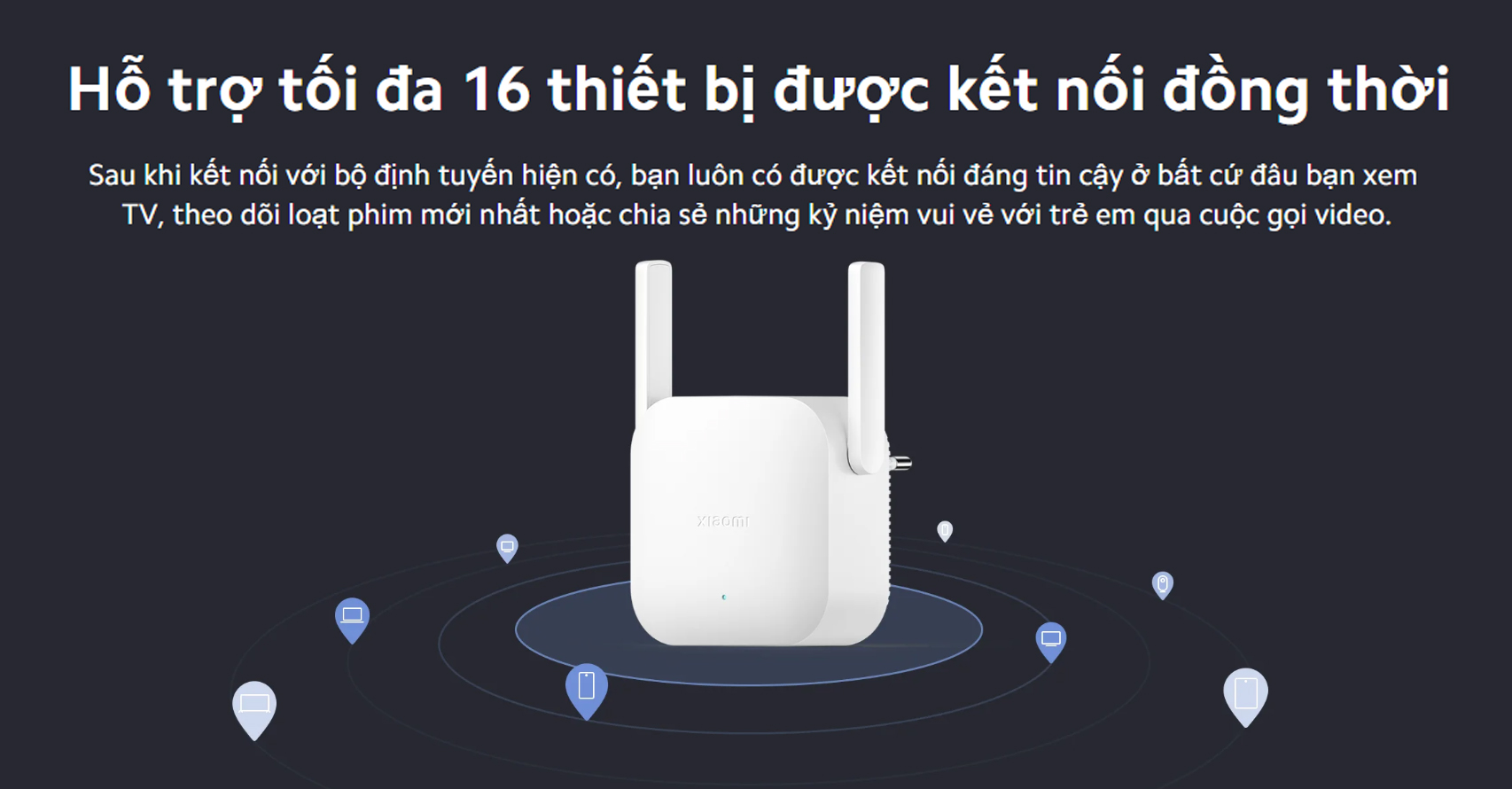 Bộ kích sóng Wifi Xiaomi Range Extender N300 5 Bo kich song Wifi Xiaomi Range Extender N300 bigmivn 3