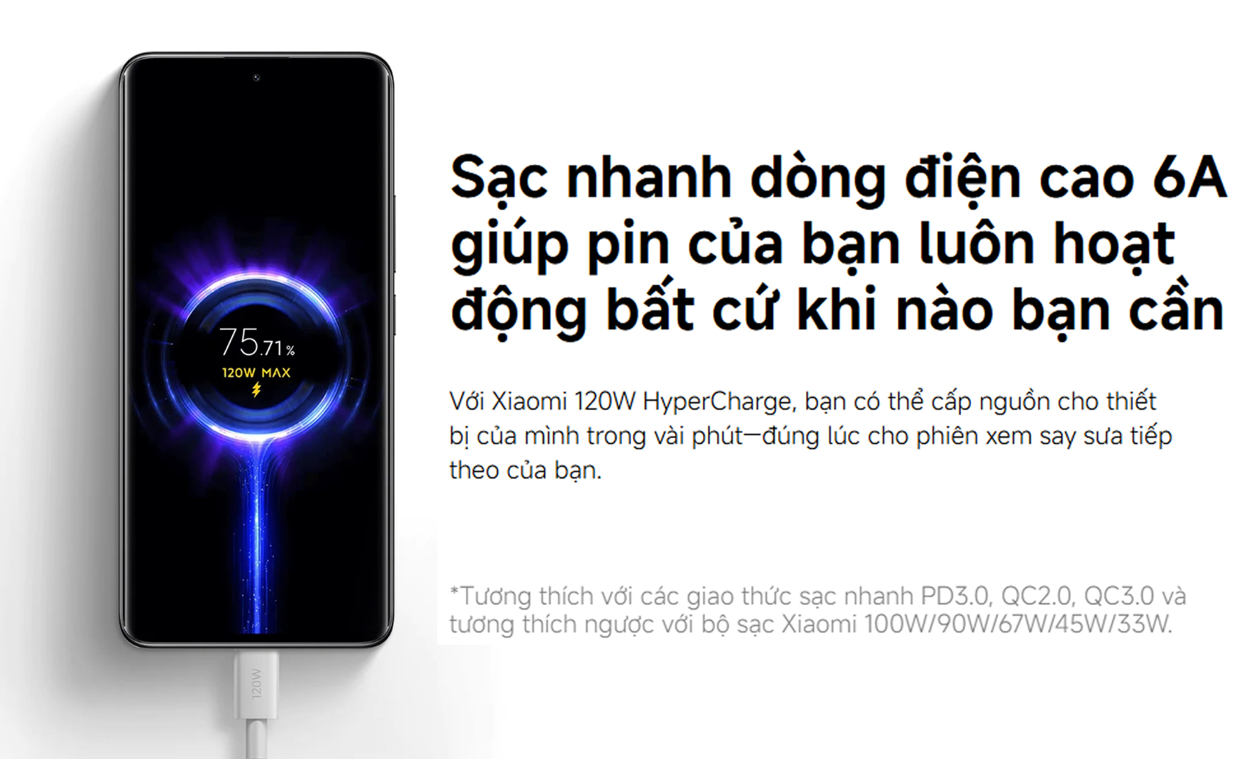 Day cap boc du Xiaomi 6A USB C to USB C dai 2m bigmivn 1