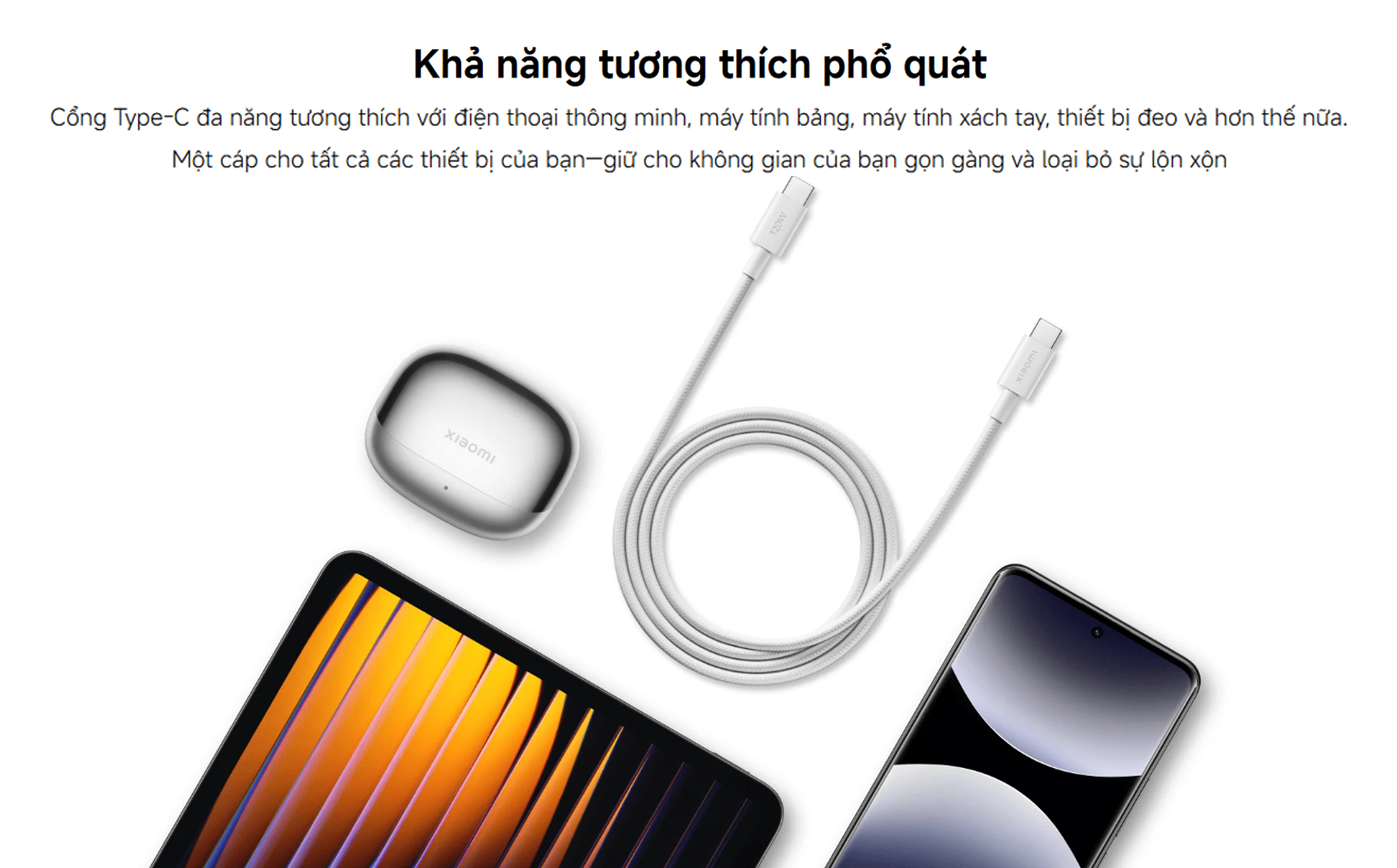 Day cap boc du Xiaomi 6A USB C to USB C dai 2m bigmivn 3